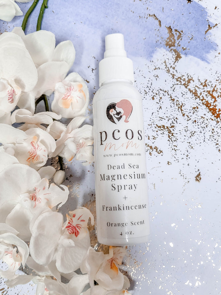 Dead Sea Magnesium + Frankincense Spray | PCOS Mom