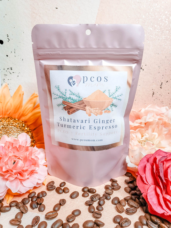 Shatavari Ginger Turmeric Espresso | PCOS Mom