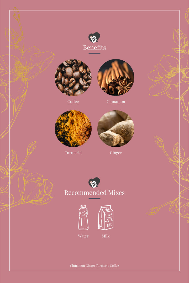 Cinnamon Ginger Turmeric Coffee | PCOS Mom