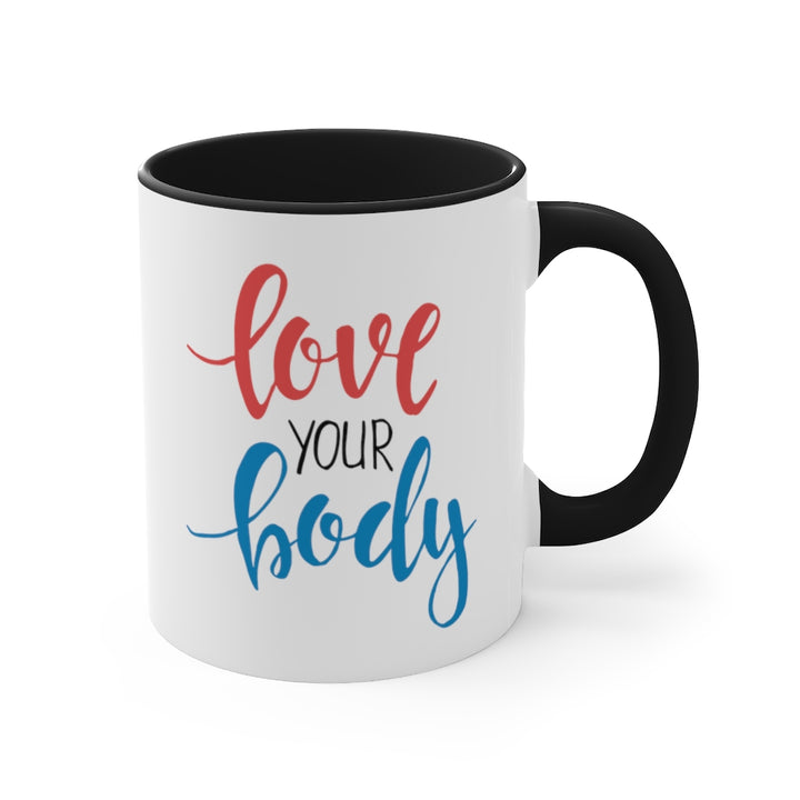 Love Your Body Ceramic Mug (15 oz) | PCOS Mom