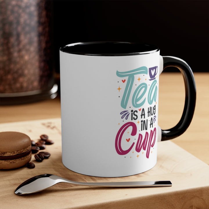 Tea Is A Hug In A Cup Latte Mug (12 oz) | PCOS Mom