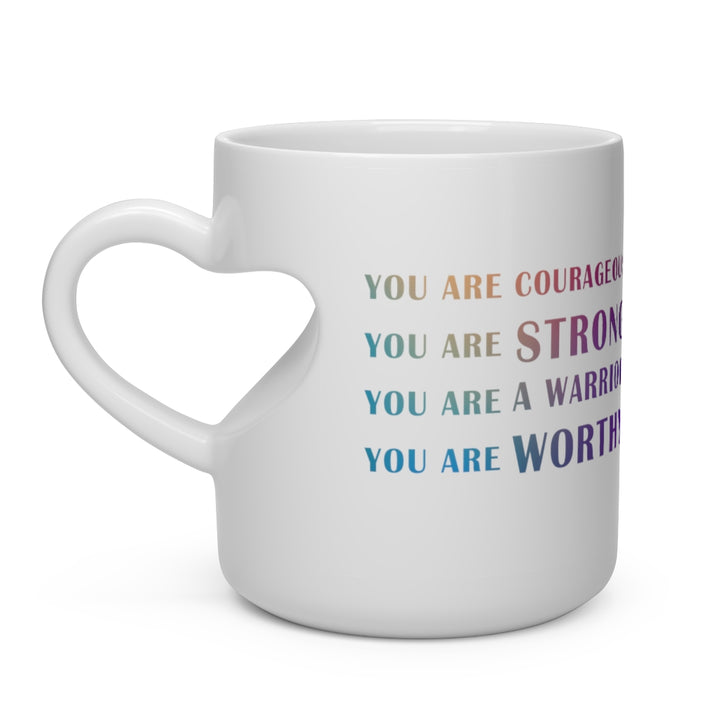 You Are... Heart Shape Mug | PCOS Mom