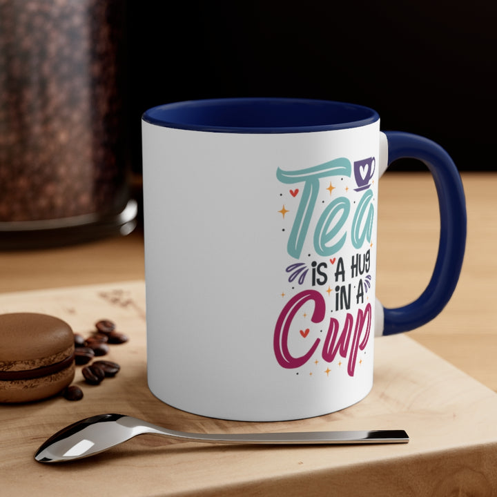 Tea Is A Hug In A Cup Latte Mug (12 oz) | PCOS Mom