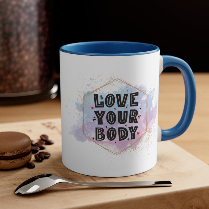 Love Your Body Ceramic Mug (11 oz) | PCOS Mom