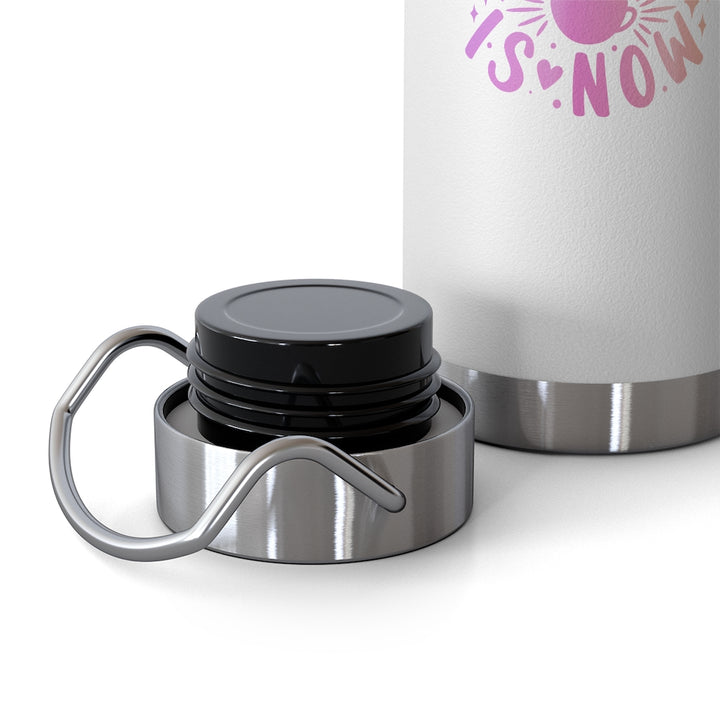 The Best Time To Drink Tea Is Now Vacuum Insulated Bottle (22 oz) | PCOS Mom