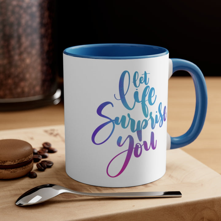Let Life Surprise You Ceramic Mug (15 oz) | PCOS Mom
